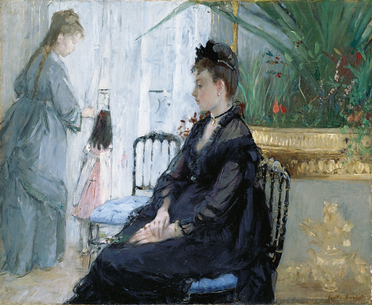 İç mekan by Berthe Morisot