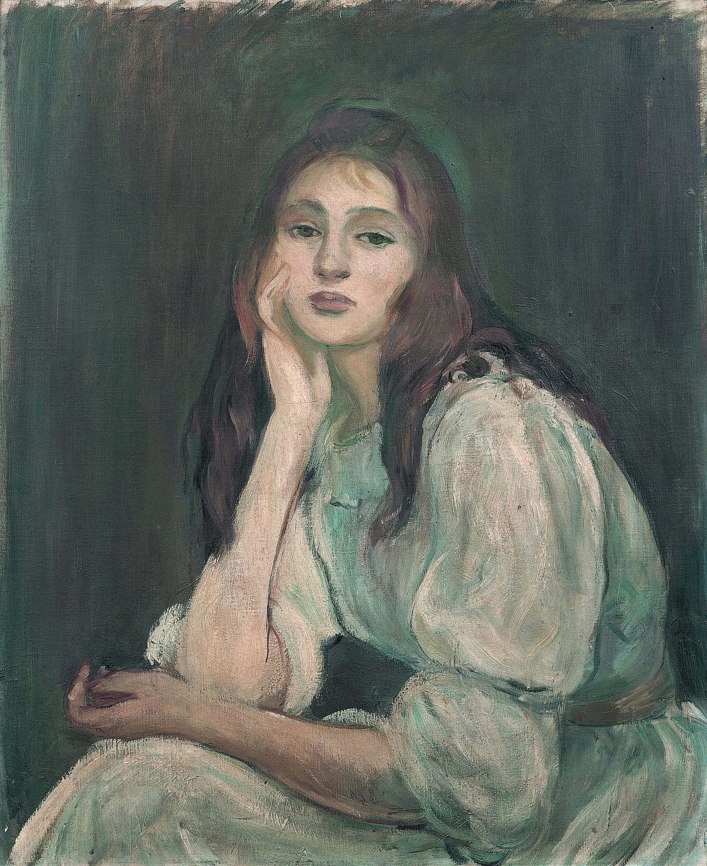 Julie Hayal Kuruyor Julie rüya görüyor, 1894 by Berthe Morisot