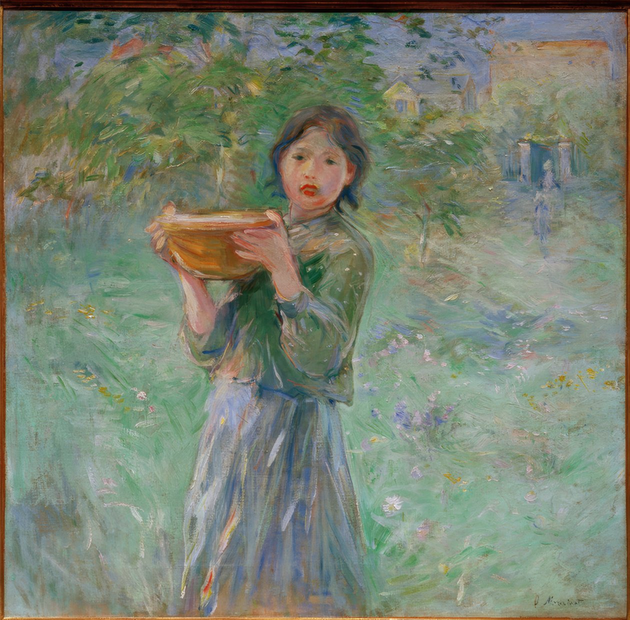 Süt kasesi by Berthe Morisot
