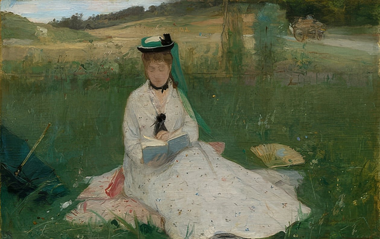 Okuma. 1873 by Berthe Morisot