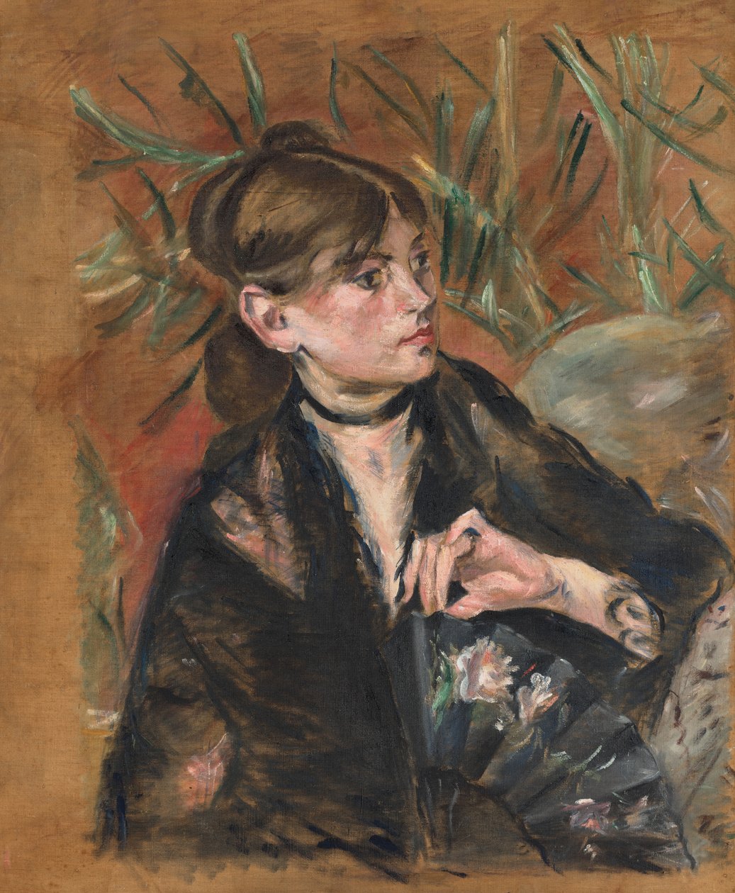 Sarı Saçlı Küçük Kız by Berthe Morisot