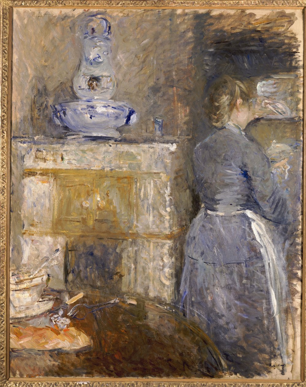 Rouart Ailesinin Yemek Odası, Avenue d"Eylau, 1880 by Berthe Morisot