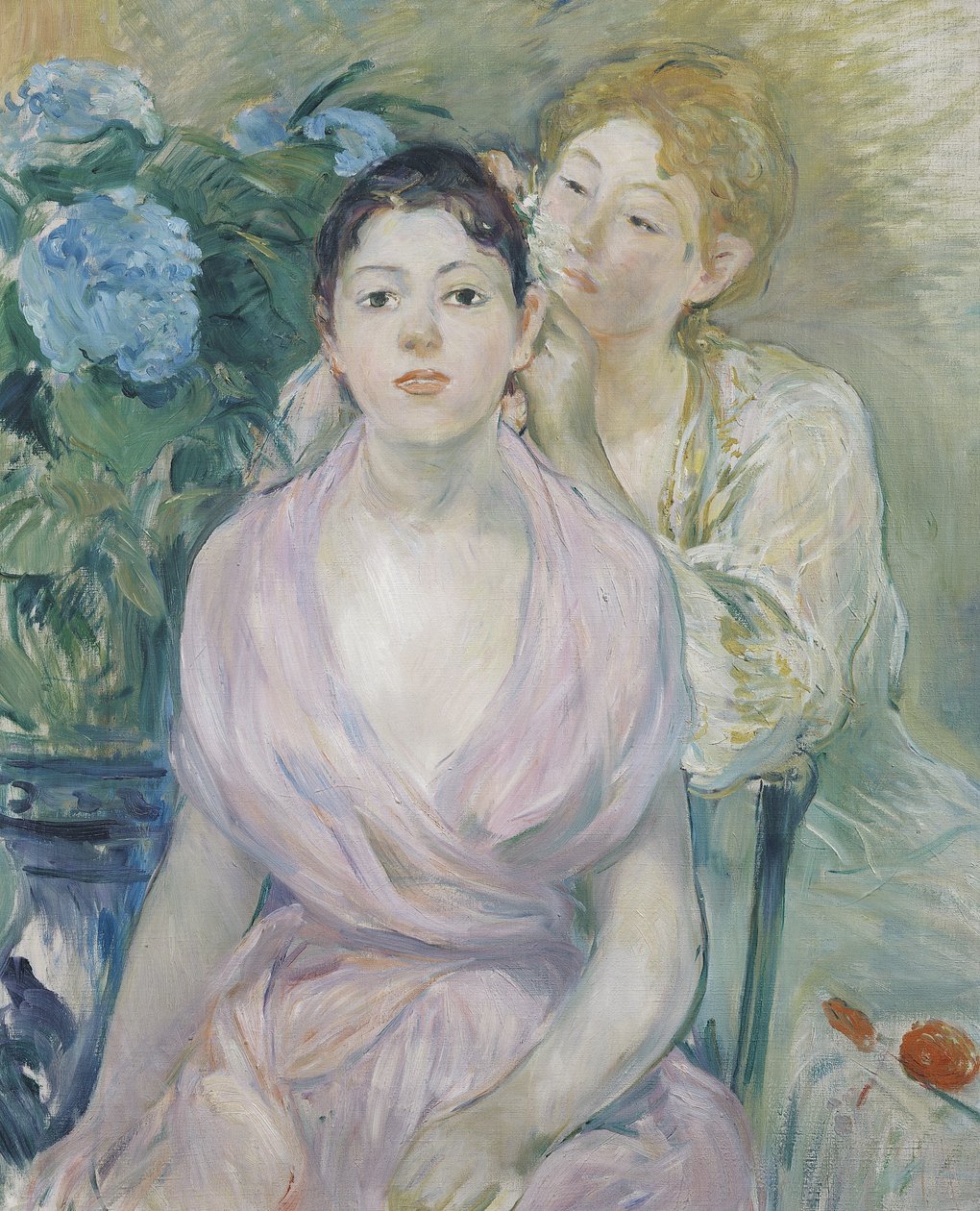 Hortensia veya İki Kız Kardeş, 1894 by Berthe Morisot