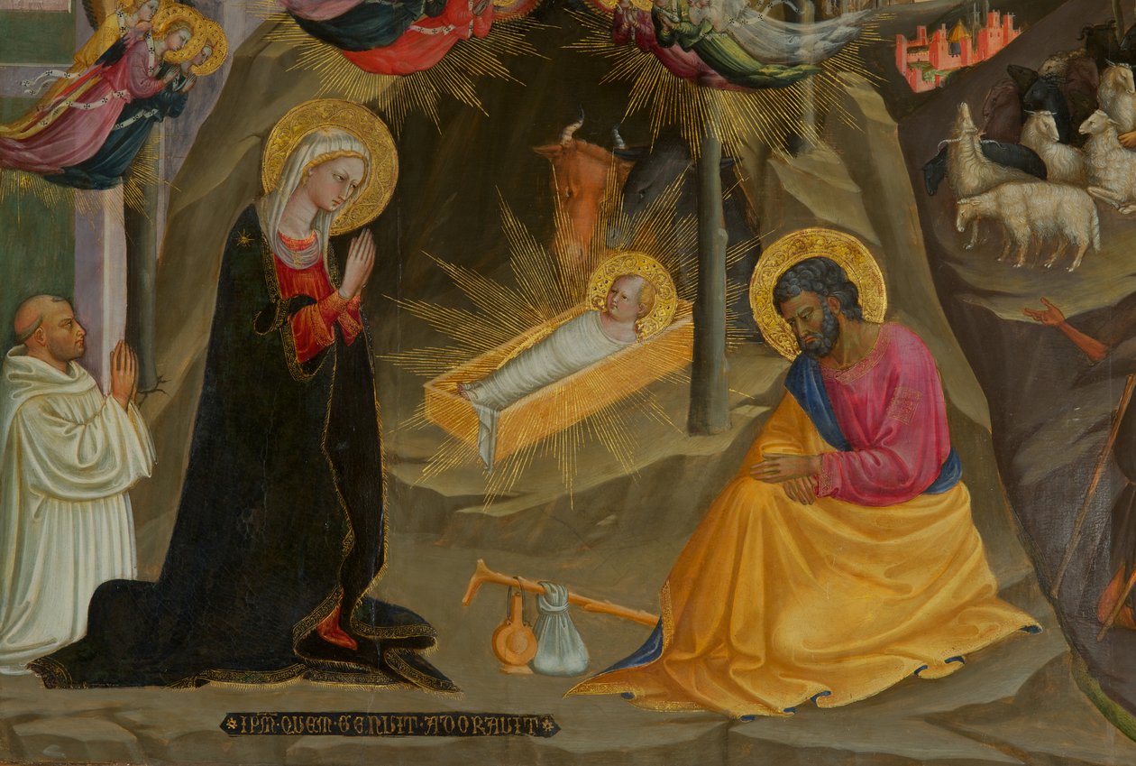 Doğuş'tan detay (ahşap üzerine tempera) by Bicci di Lorenzo