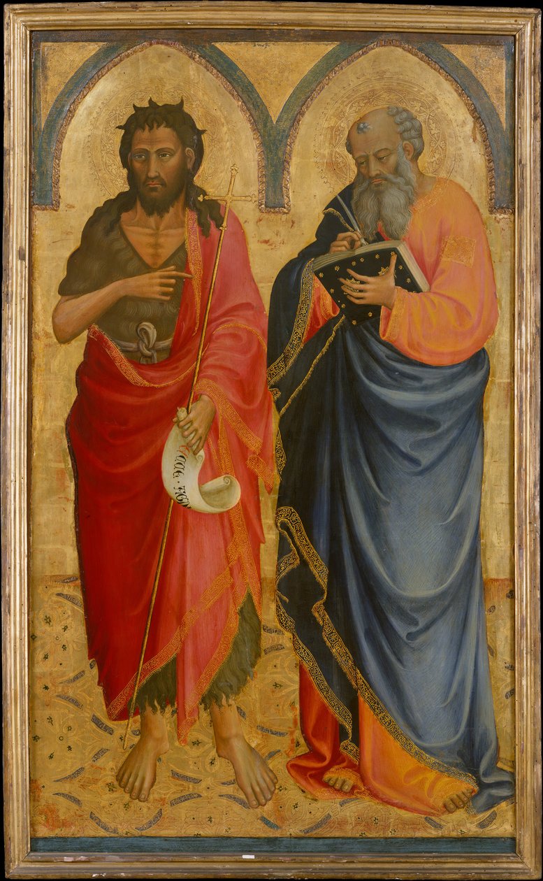 Azizler Vaftizci Yahya ve Matta, muhtemelen 1433. by Bicci di Lorenzo