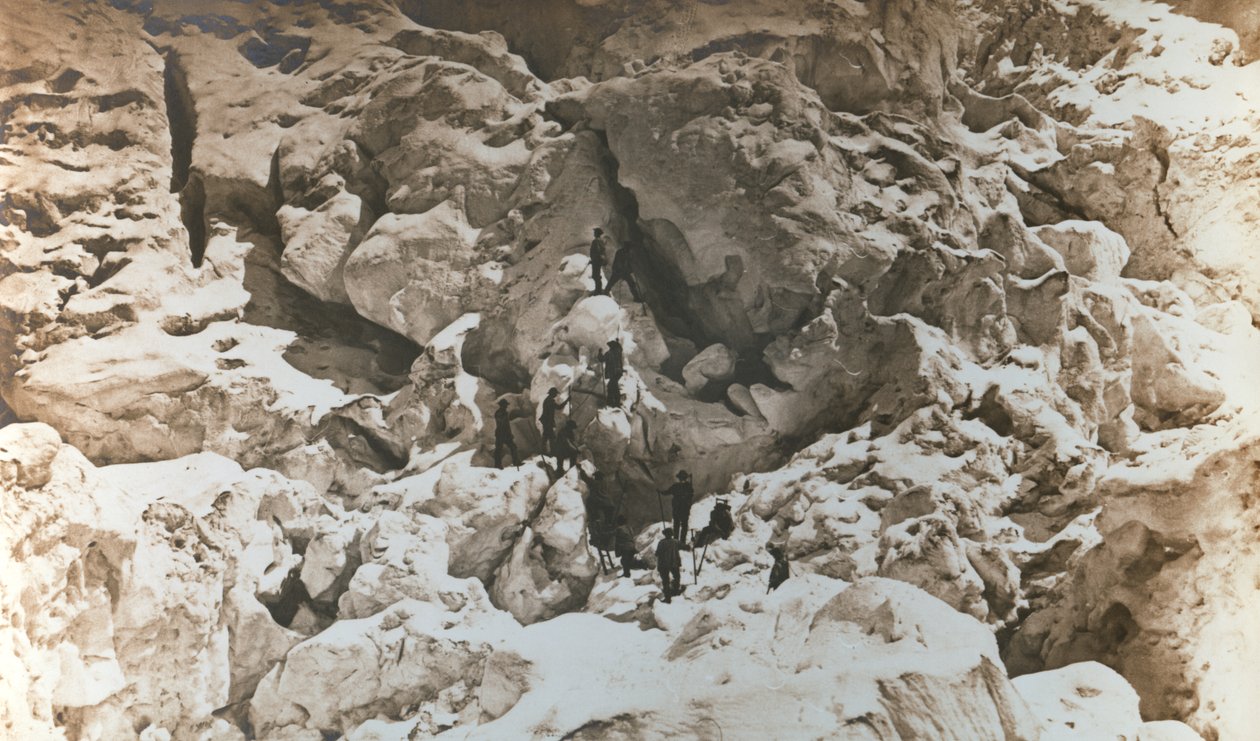 Savoie 41 - Merdivenlerin Peyzajı, 1860 dolayları by Bisson Freres Studio