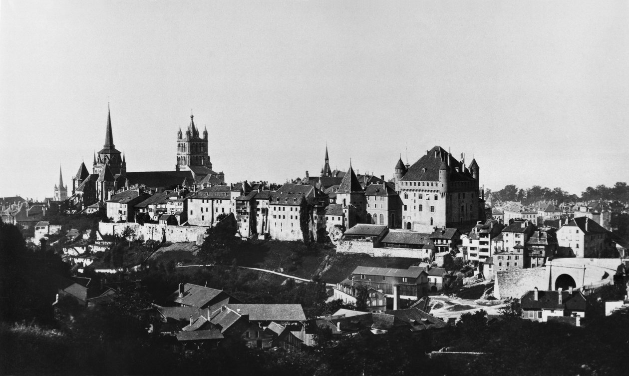 Lozan manzarası, c.1856-60 by Bisson Freres Studio