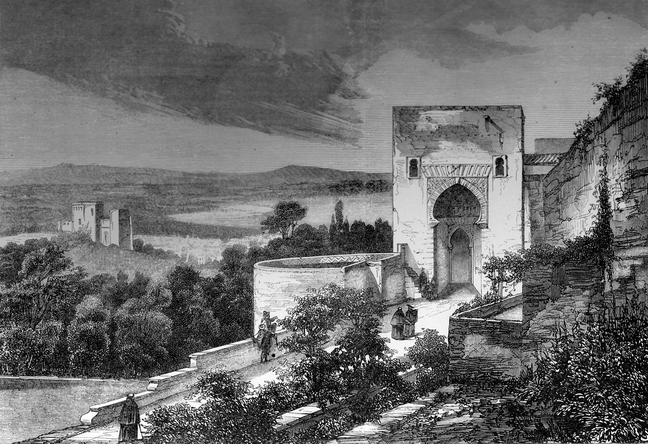 Mezquita, Cordoba, İspanya, 1849. by Bisson and Cottard