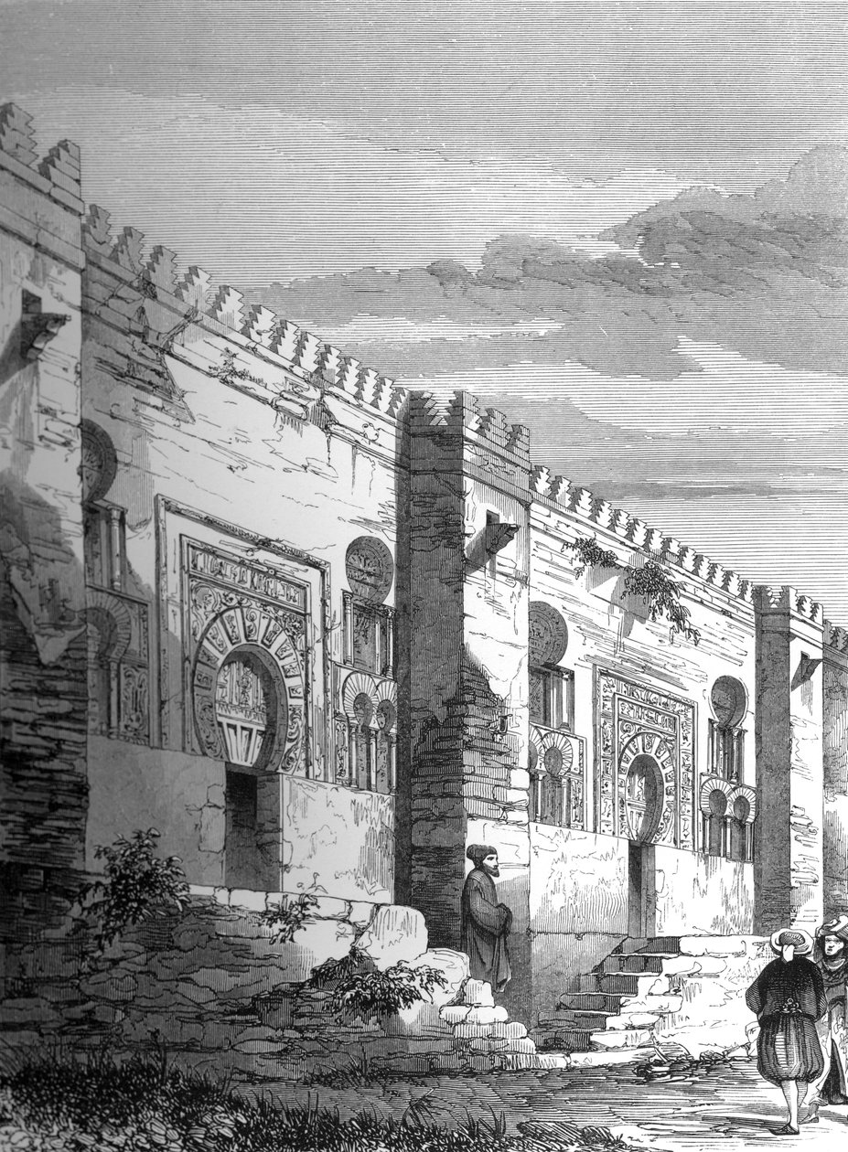 Mezquita, Cordoba, İspanya, 1849. by Bisson and Cottard