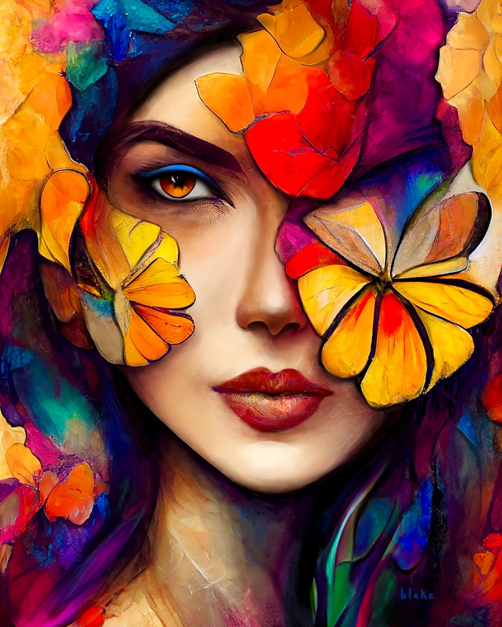 Flora Parable, yaklaşık 2022 (Dijital Sanat) by Blake Munch