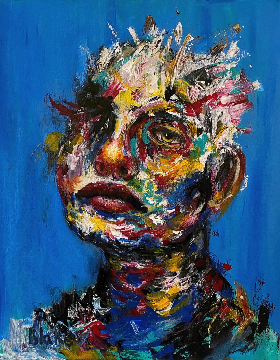 The Innocent Can Never Last, yaklaşık 2020 (tuval üzerine akrilik) by Blake Munch