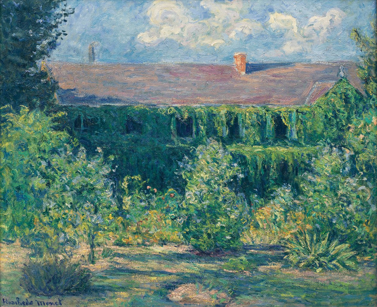 Claude Monet Evi ve Bahçesi by Blanche Hoschede Monet