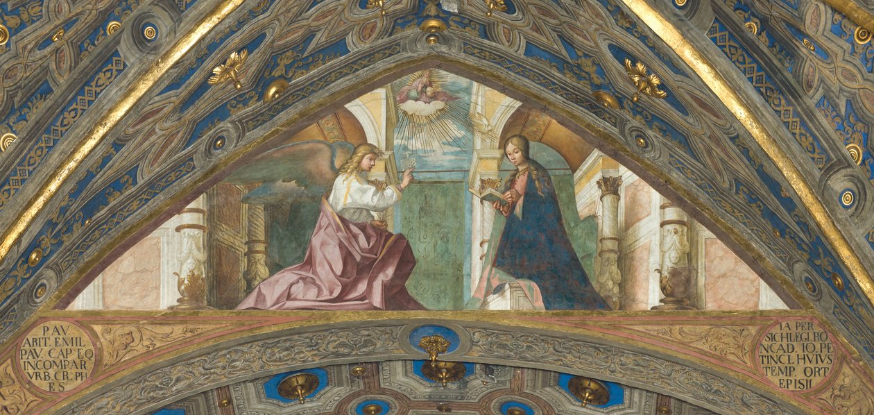 Apsis, Superarch, Boccaccio Boccaccino, Müjde 1506-07 by Boccaccio Boccaccino