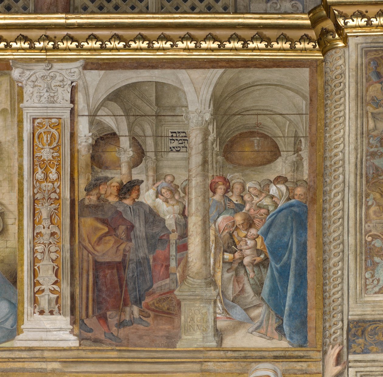 Orta Aave, Dördüncü Kuzey Açıklığı, Sünnet, Boccaccio Boccaccino 1516-17 by Boccaccio Boccaccino