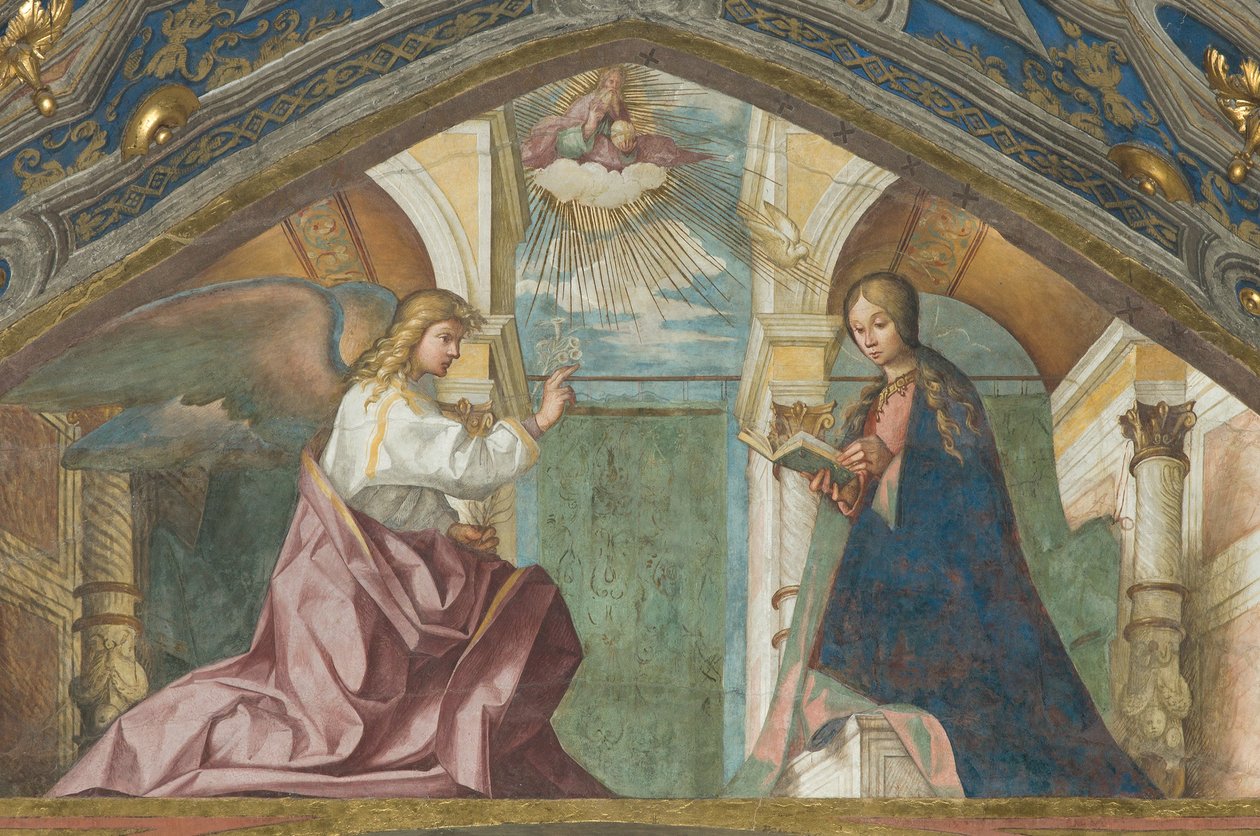 Soprano, Boccaccio Boccaccino, Müjde 1506-07 by Boccaccio Boccaccino