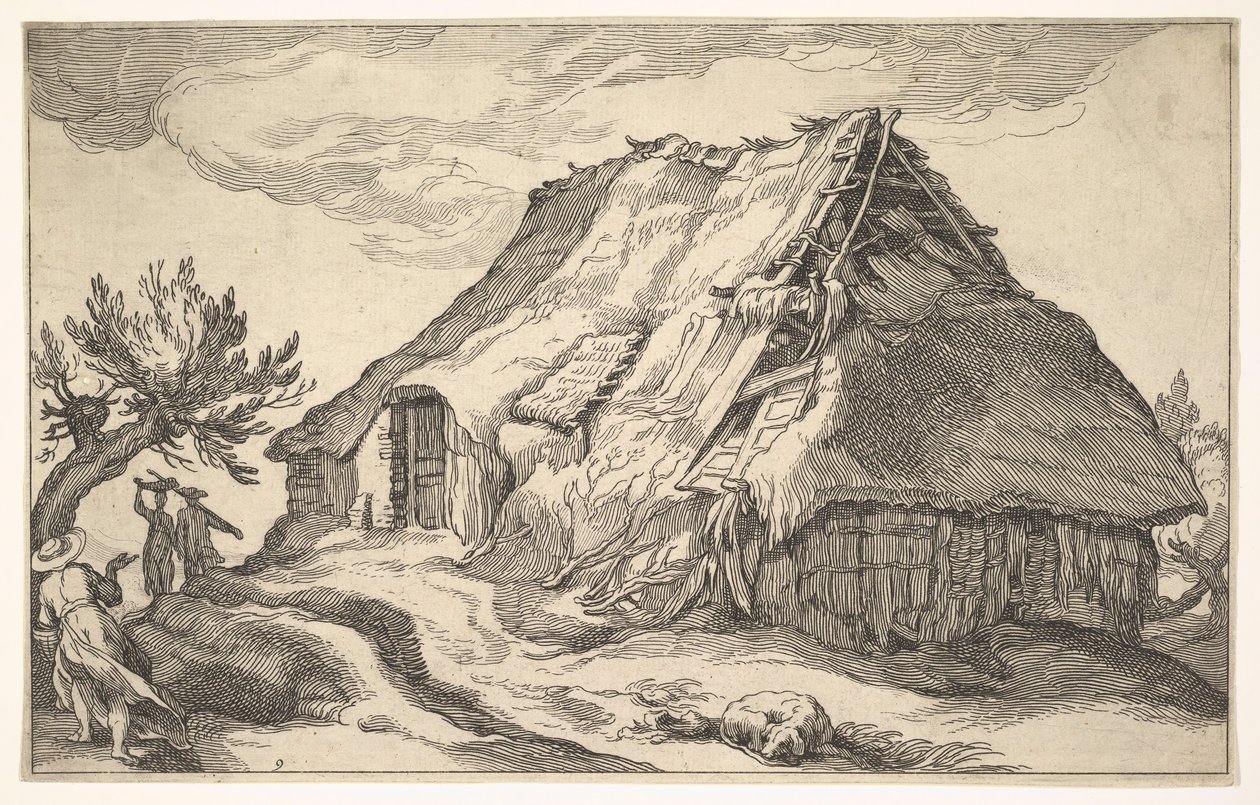 Çiftlik Evi ile Manzara, 1613. by Boetius Adams Bolswert