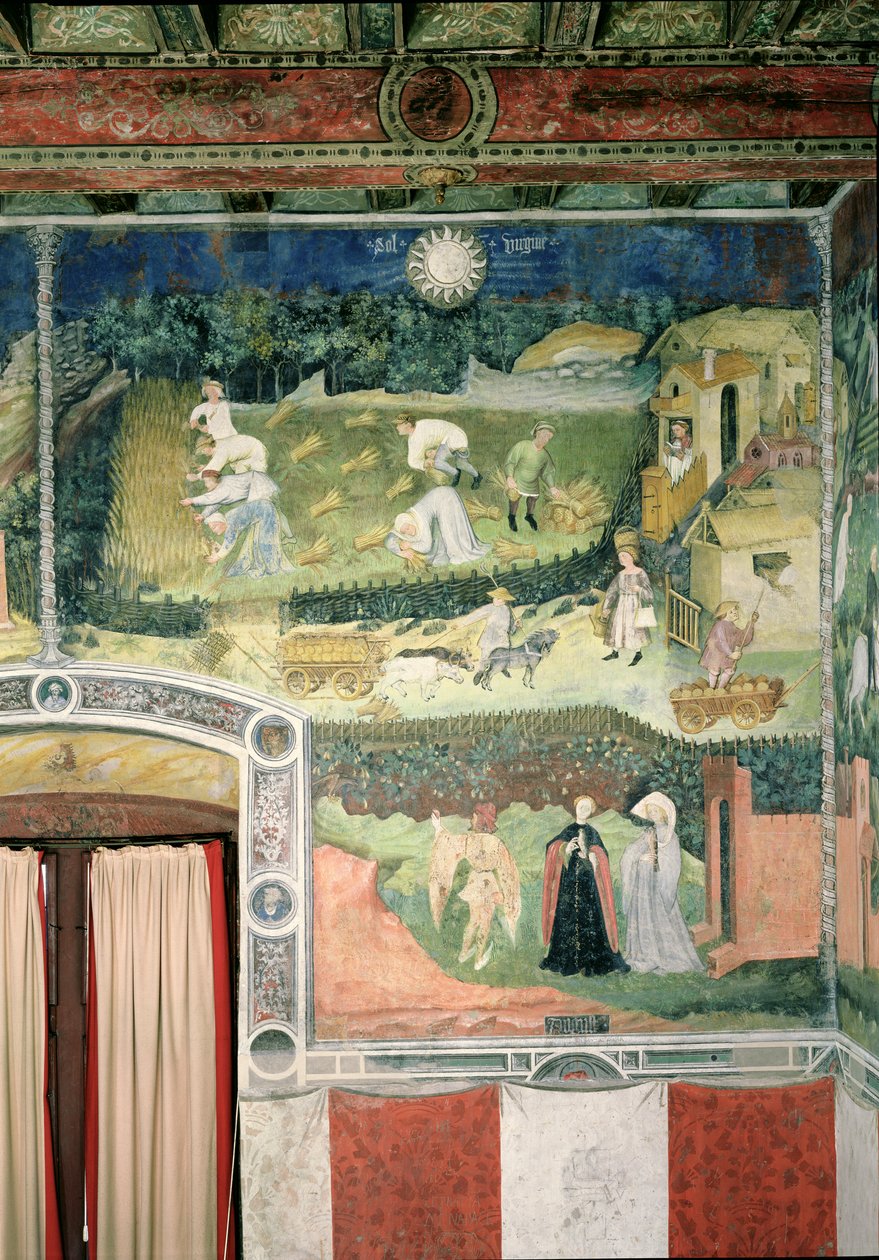 Ağustos Ayı, c.1400 by Bohemian School