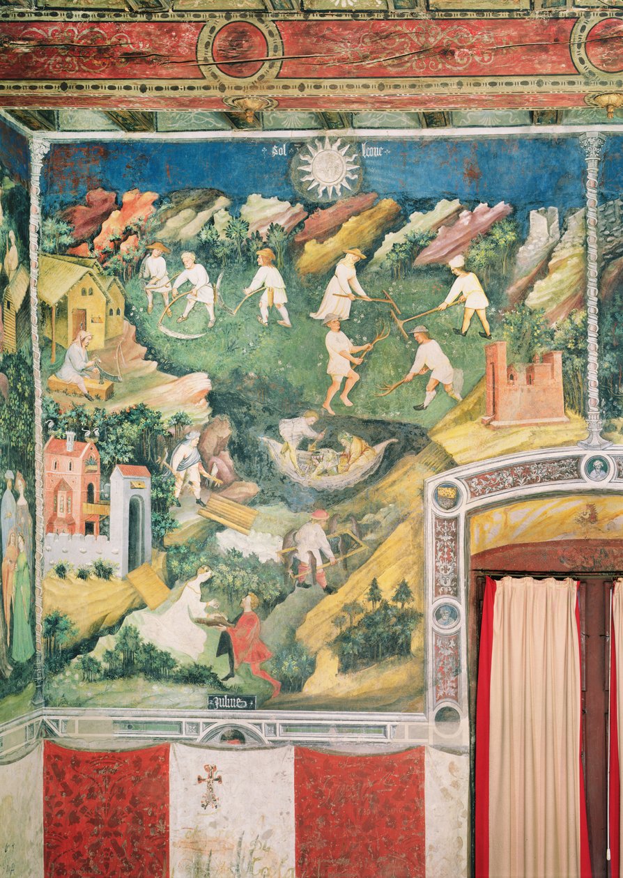 Temmuz Ayı, c.1400 by Bohemian School