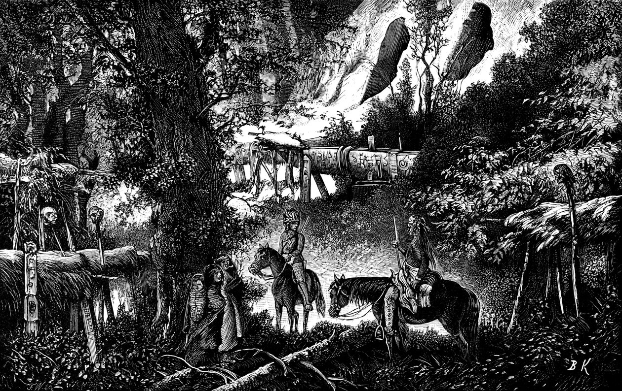 Navajo Hint mezarlığı by Bohuslav Kroupa