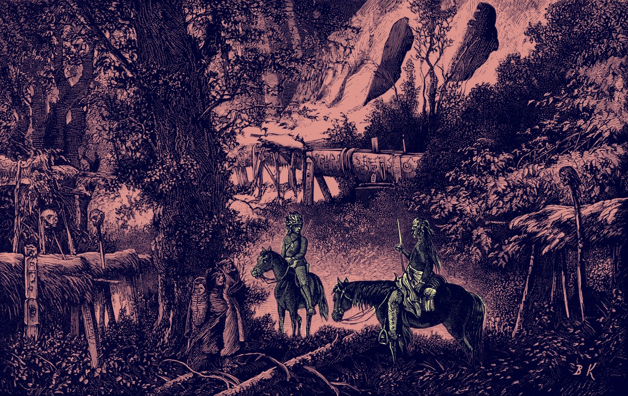 Navajo Hint mezarlığı by Bohuslav Kroupa