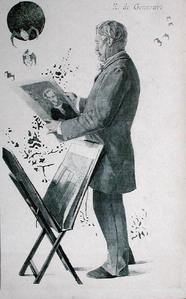Edmond Huot de Goncourt (1822-96), 