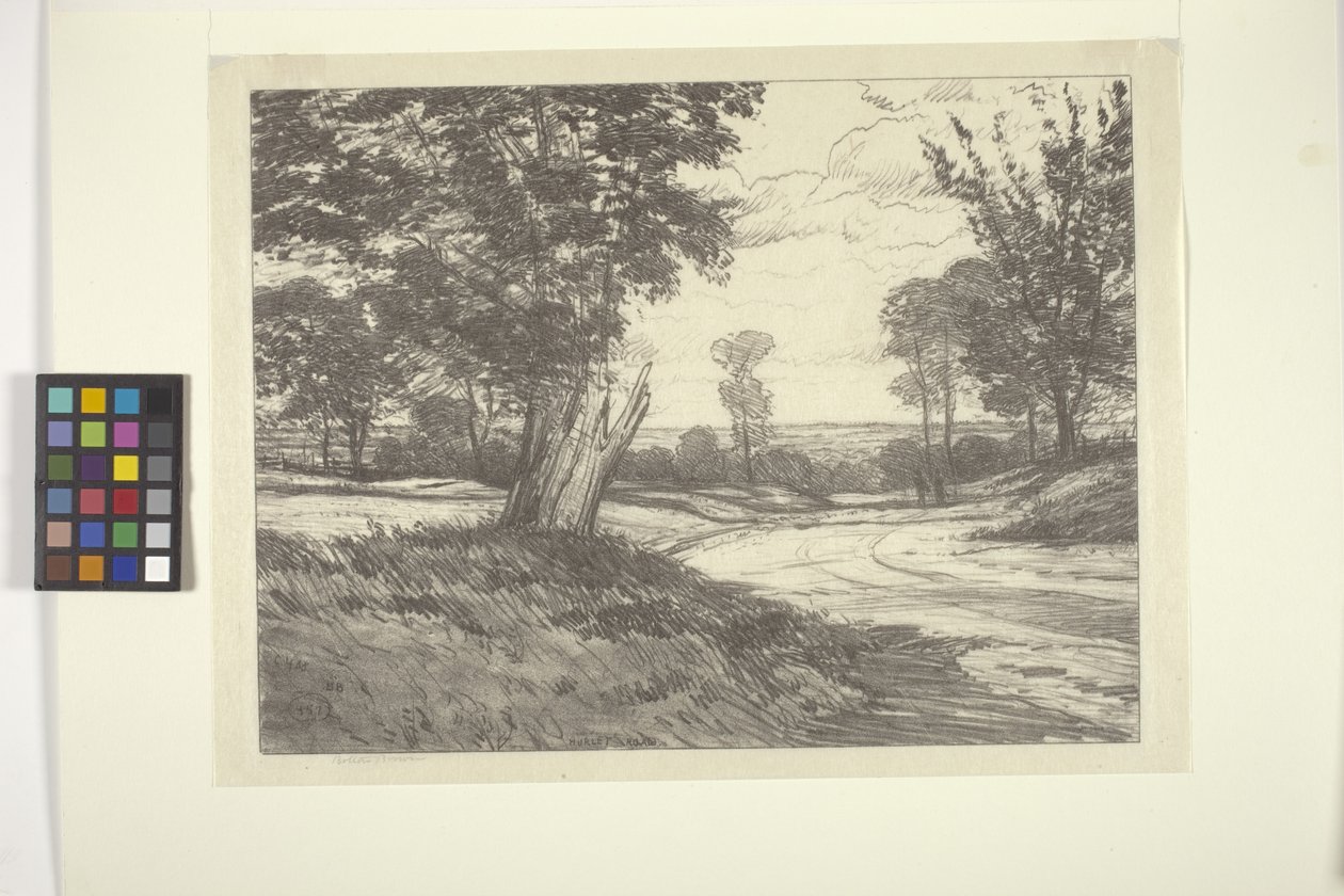 Hurley Yolu (kağıt üzerine mürekkep) by Bolton Coit Brown