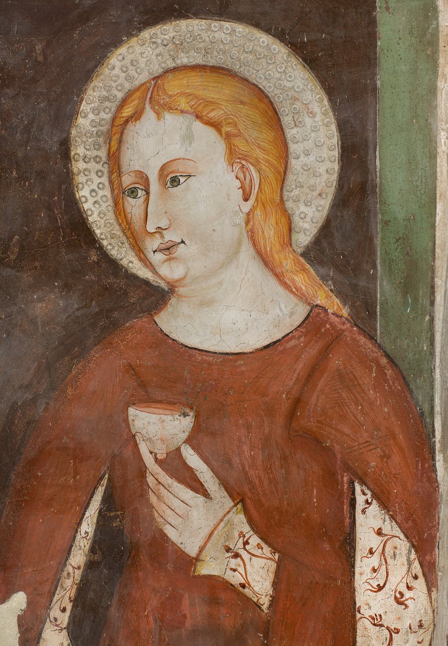 Kuzey Transept, Başmelek Aziz Michael Sunağı, Altarpiece Arkasında Bonifacio Bembo Freskleri, Sant