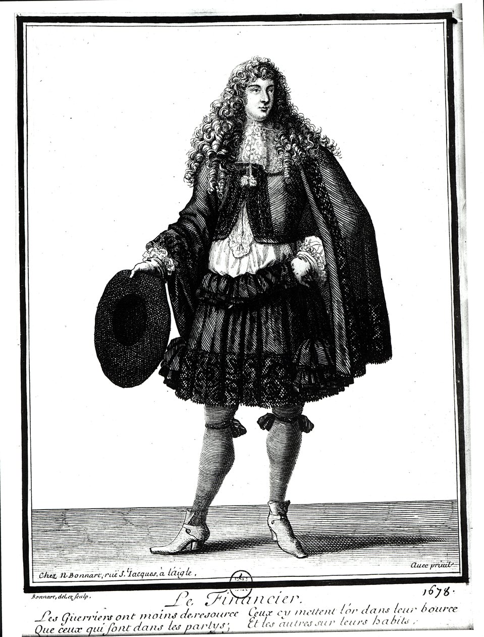 Bankacı, 1678 by Nicolas Bonnart