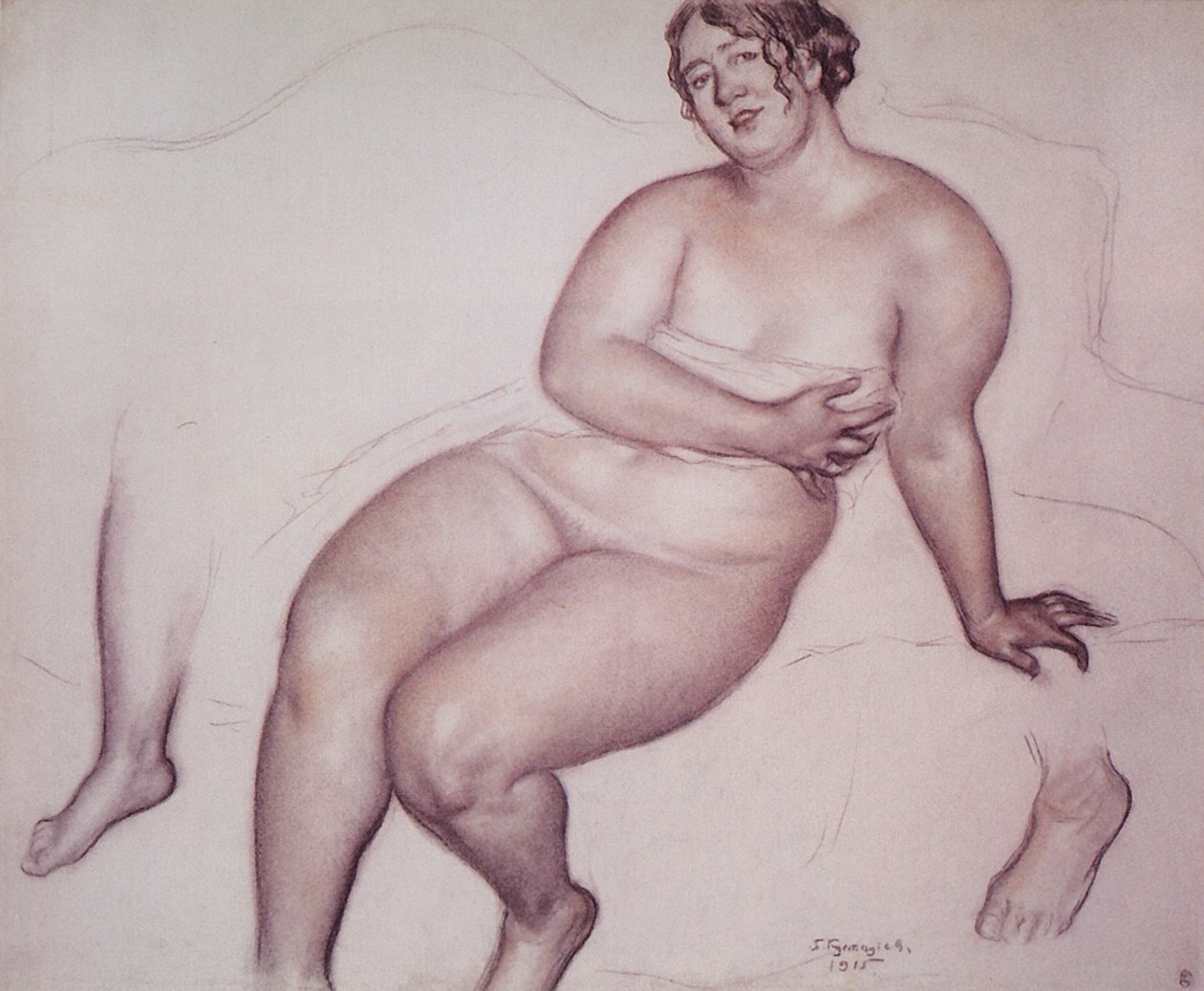 . ,  n by Boris Mikhailovich Kustodiev