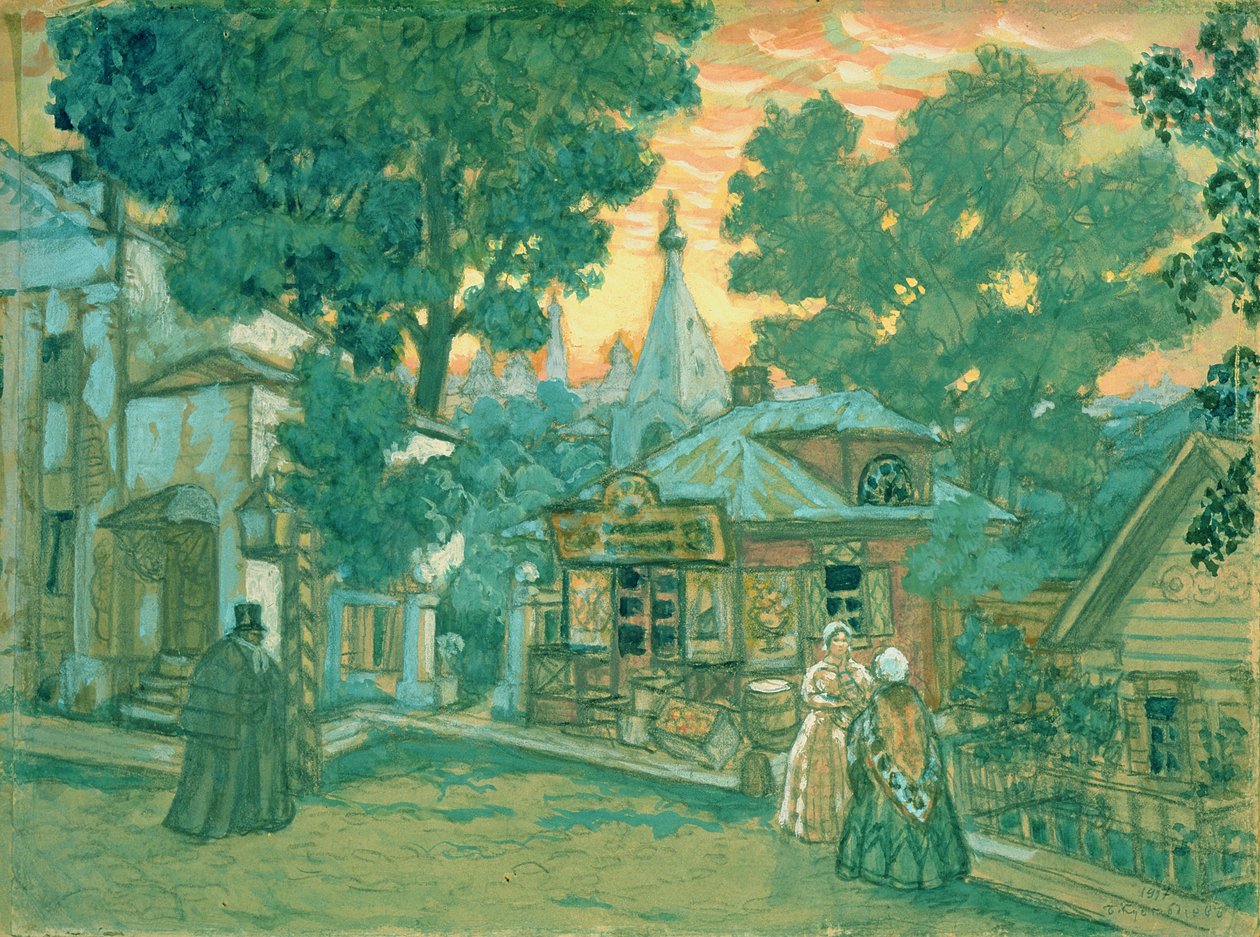 Stage design for Ostrovsky