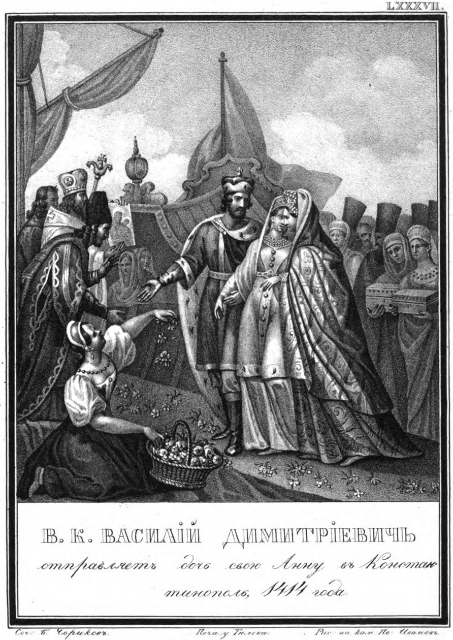 Moskova Kralı I. Vasili, kızı Anna