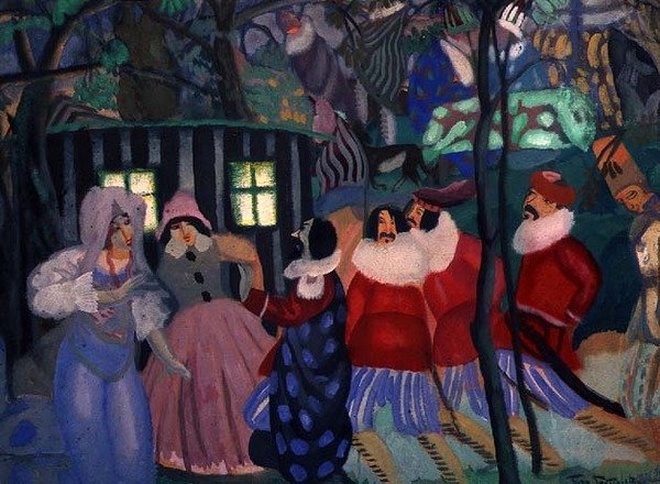 Fatihler, 1913 (kağıt üzerine sulu boya) by Boris Dmitrievich Grigoriev