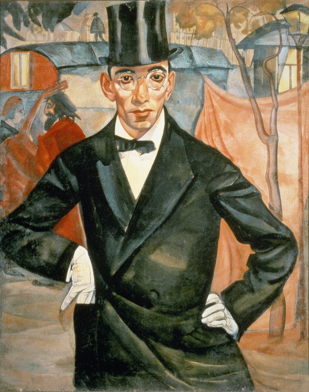 'Rusya'nın yüzü' adlı portreler serisinden Sherling'in Portresi, 1900 by Boris Dmitrievich Grigoriev