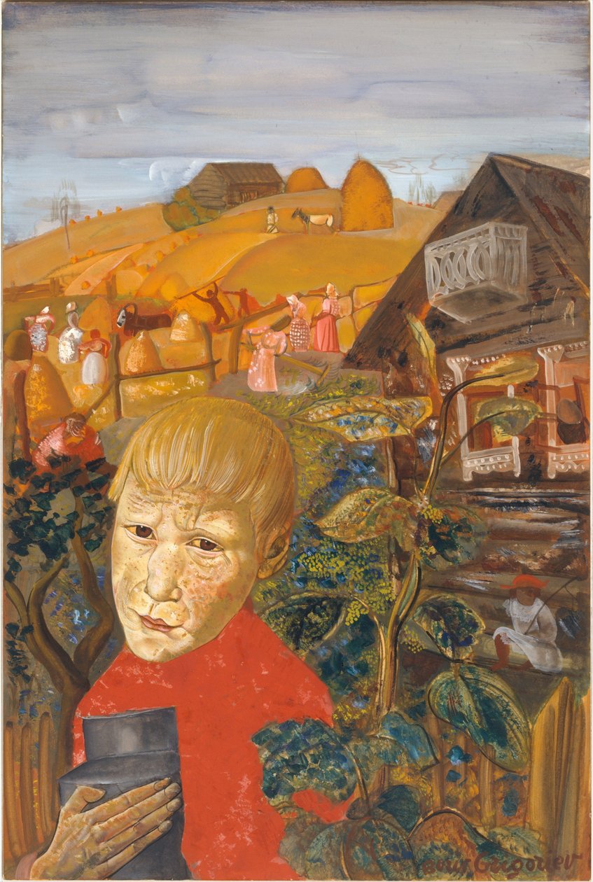 Sergei Yesenin 18951925 Bir Gençlik Olarak, 1923 civarı by Boris Dmitrievich Grigoriev