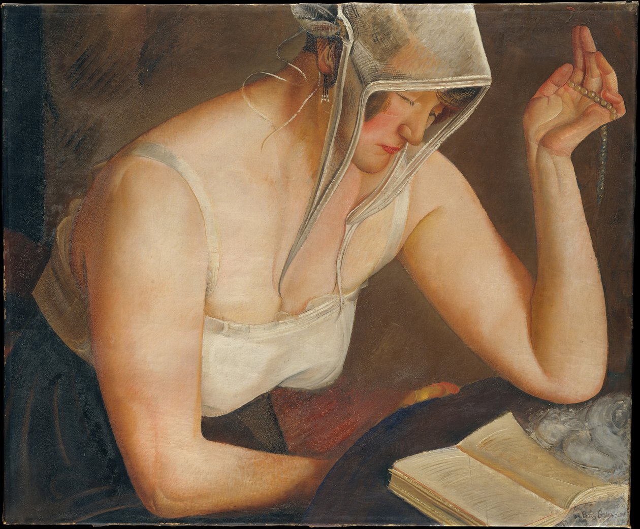 Kadın Okuma, c. 1922 by Boris Dmitrievich Grigoriev
