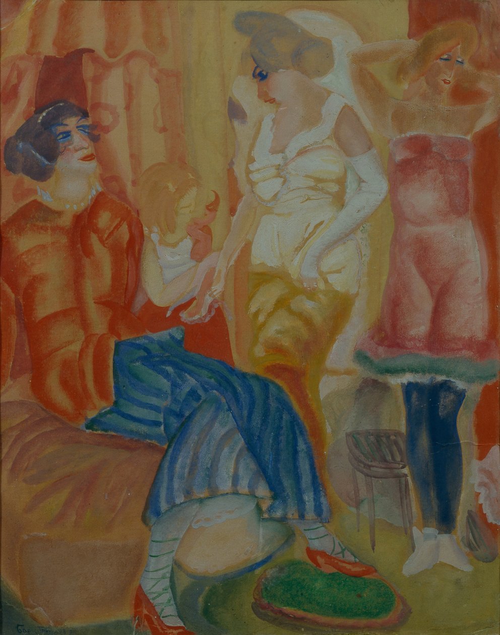 Kadınlar, 1916 by Boris Dmitrievich Grigoriev