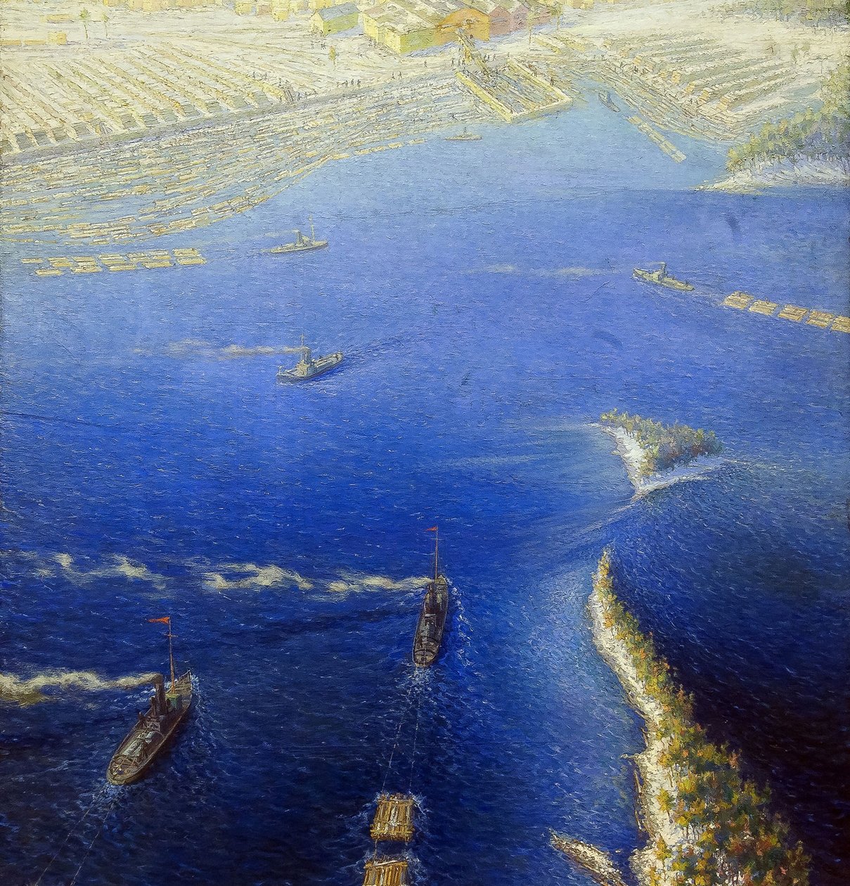 kereste raftingi by Boris Ivanovich Tsvetkov