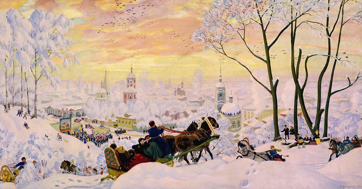 gözleme haftası by Boris Mikhailovich Kustodiev
