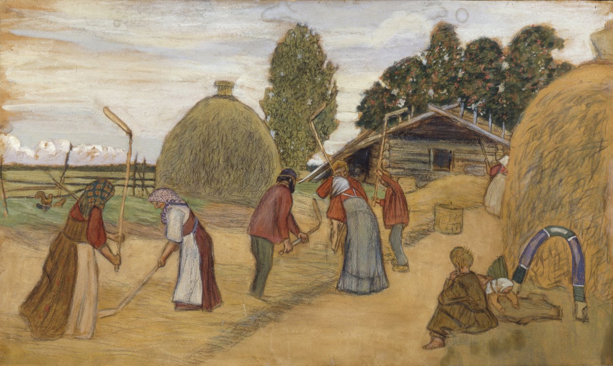 Harman Yeri, 1918 by Boris Mikhailovich Kustodiev