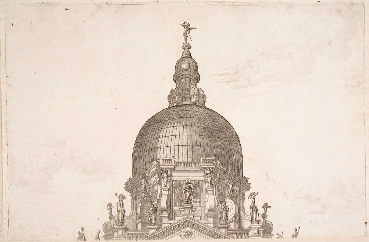 Santa Maria della Salute 1631 için alayı by Boschini