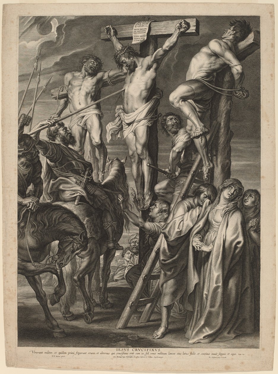 Mızrak Darbesi by Boëtius Adams Bolswert after Sir Peter Paul Rubens