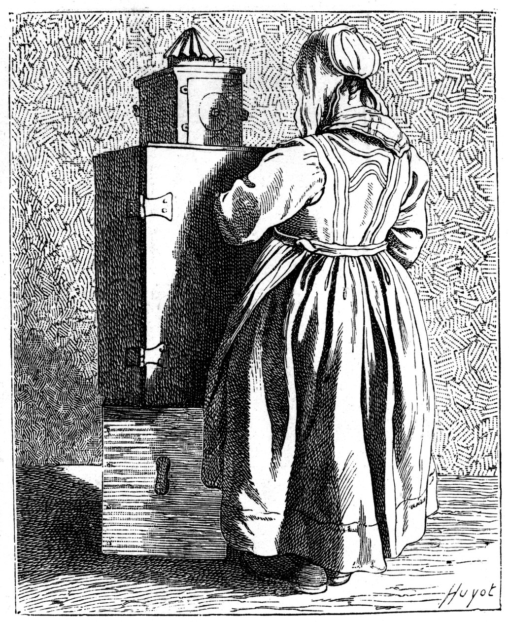 Sihirli Fener, 1737-1742. by Bouchardon