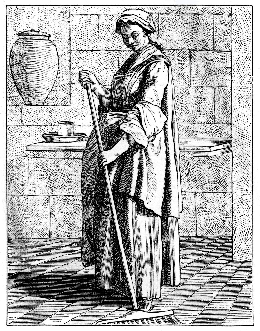 Bir Süpürücü, 1737-1742. by Bouchardon