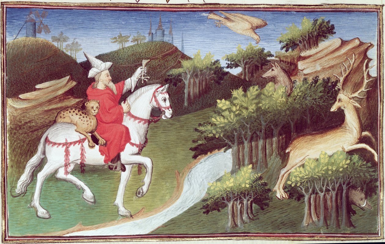 Ms Fr 2810 f.31v, The Great Khan kartalını 