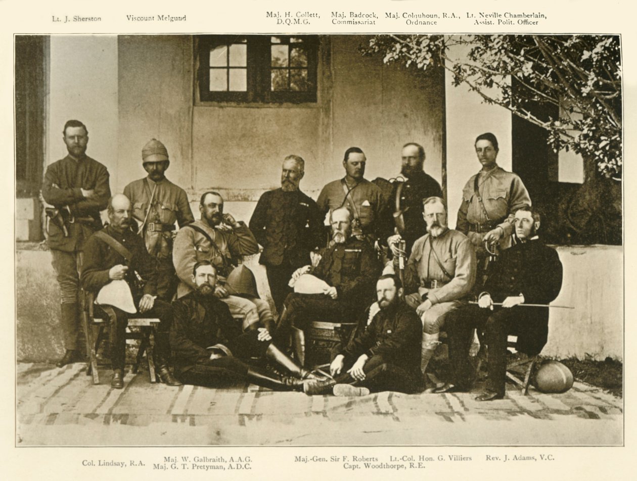 General Robertss Kurmay Başkanlığı, Kandahar Seferi, c1880, 1901. by Bourne and Shepherd