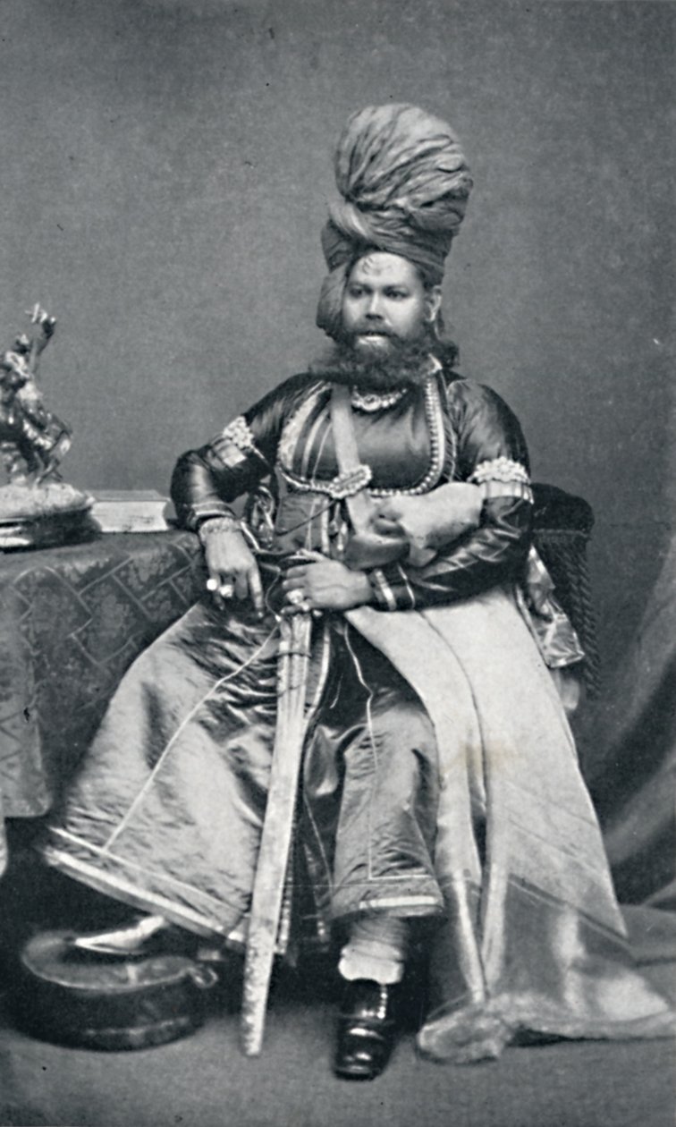 Pencap Maharaja, Bombay Başkanlığı, 1902 by Bourne and Shepherd