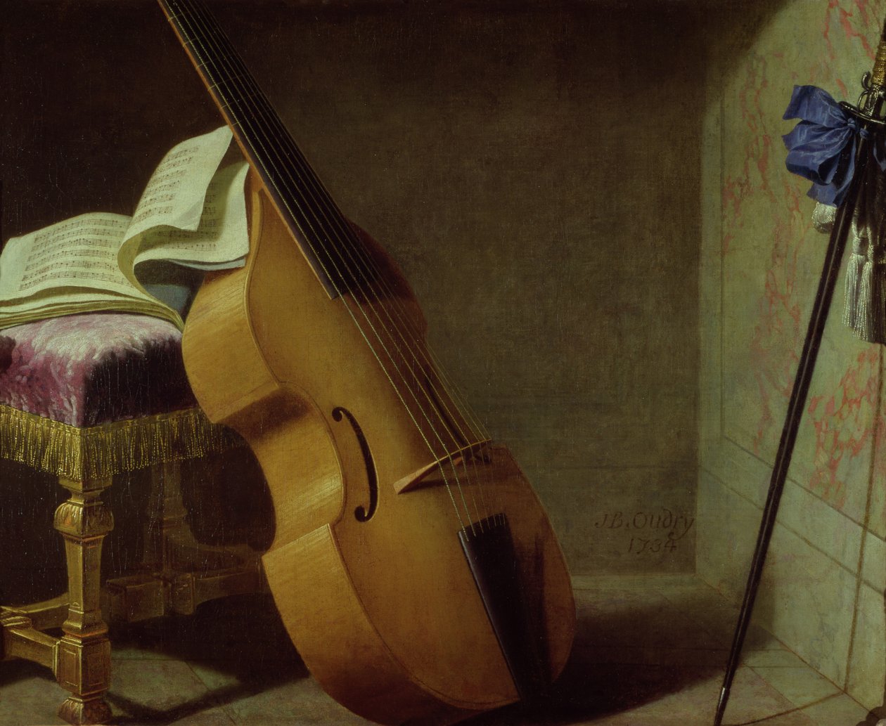Bas Viol, Skor Tablosu ve Kılıç, 1693 by Boyer