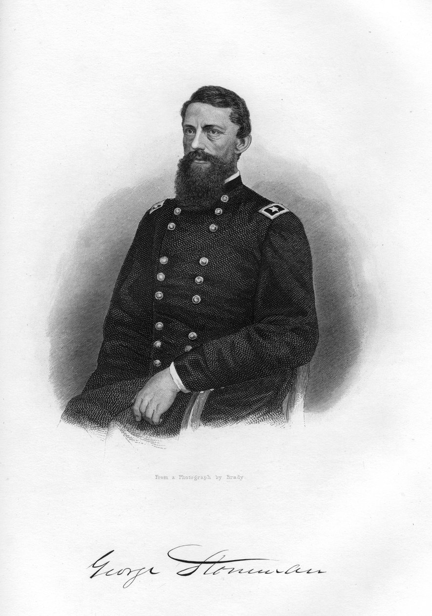 George Stoneman, Birlik süvari generali, 1862-1867. by Brady