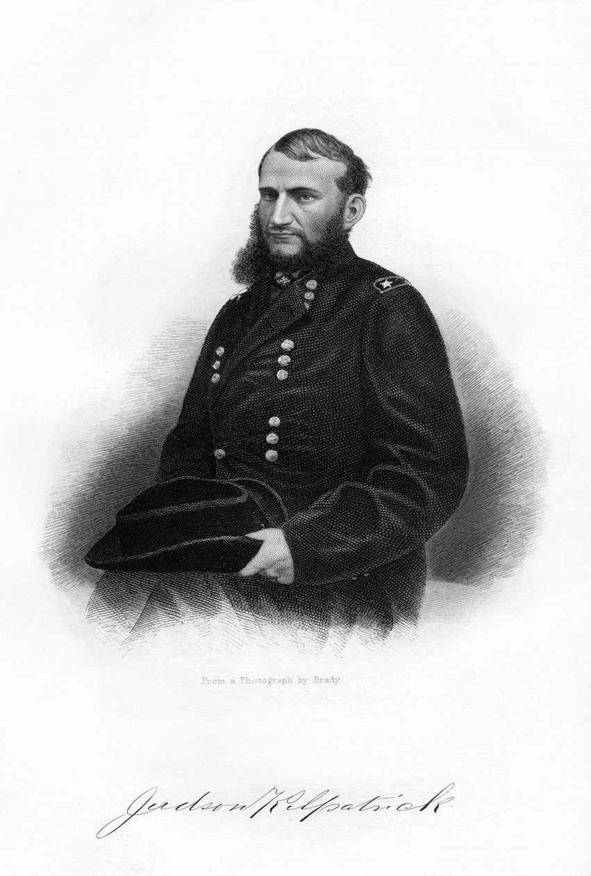 Hugh Judson Kilpatrick, Amerikan Birliği tümgeneral, 1862-1867. by Brady