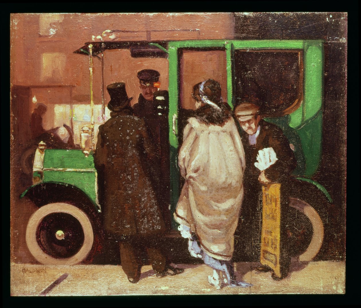 The Taxi Cab, c.1908-10  by Brake Baldwin